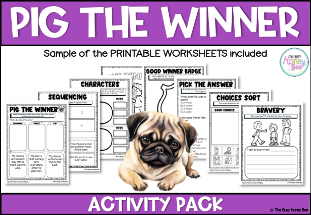 Pig the Winner Activity Pack
