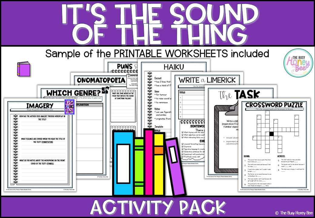 It’s the Sound of the Thing by Maxine Beneba Clarke Activity Pack
