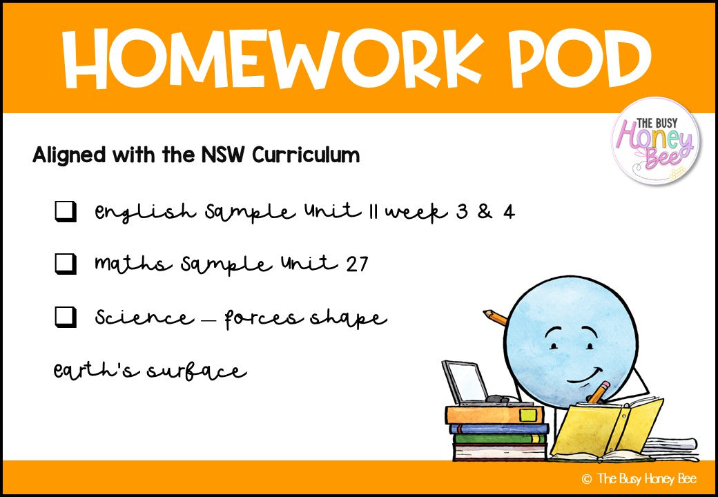Stage 2 Year B Homework/Learning Pod 27