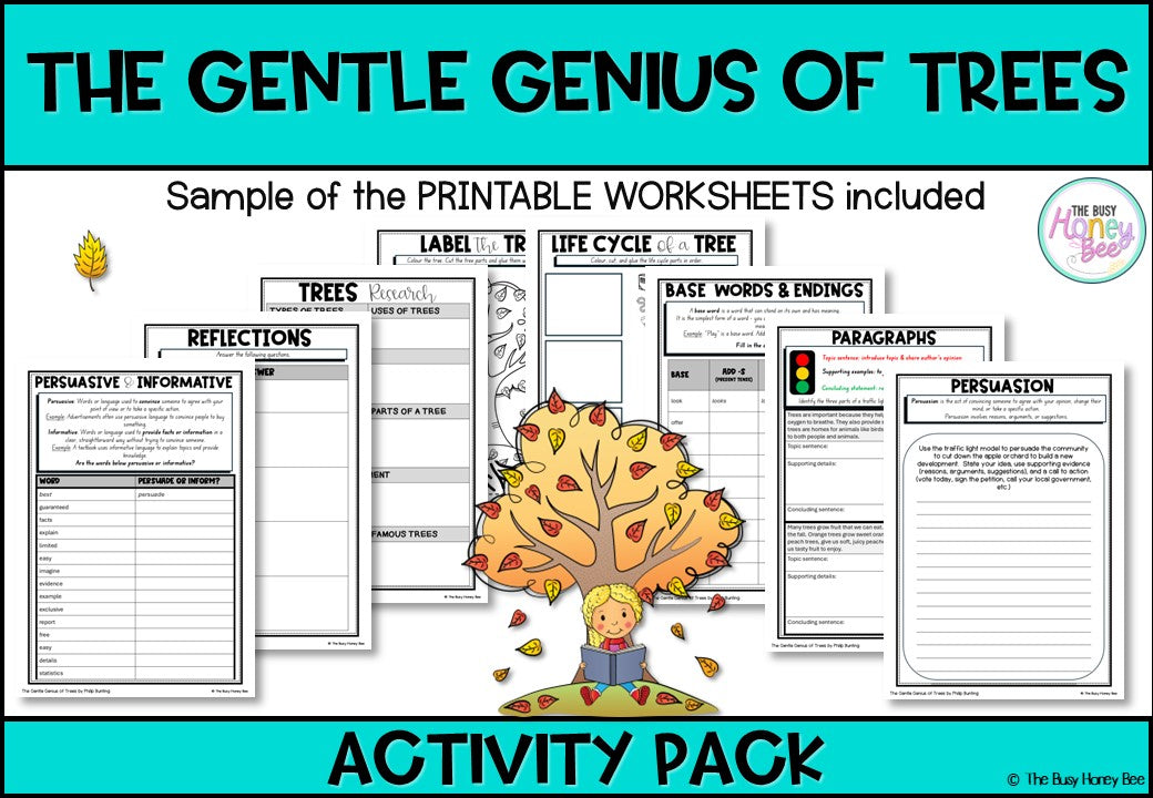 The Gentle Genius of Trees Activity Pack