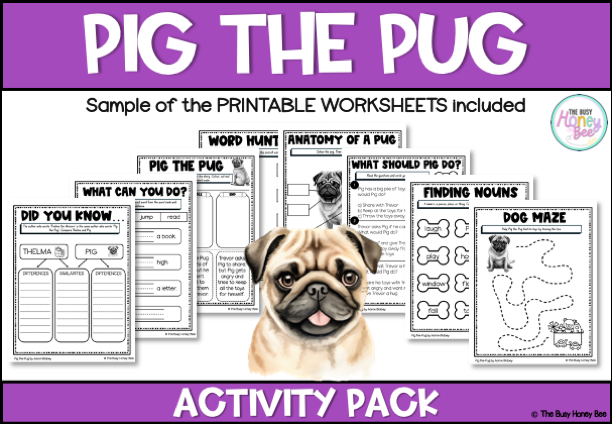 Pig the Pug Activity Pack