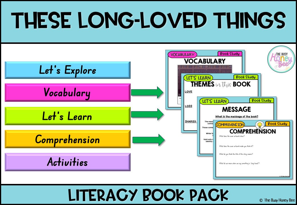 These Long-Loved Things by Ronojoy Ghosh, text by Josh Pyke - CBCA 2025 - Literacy Book Pack