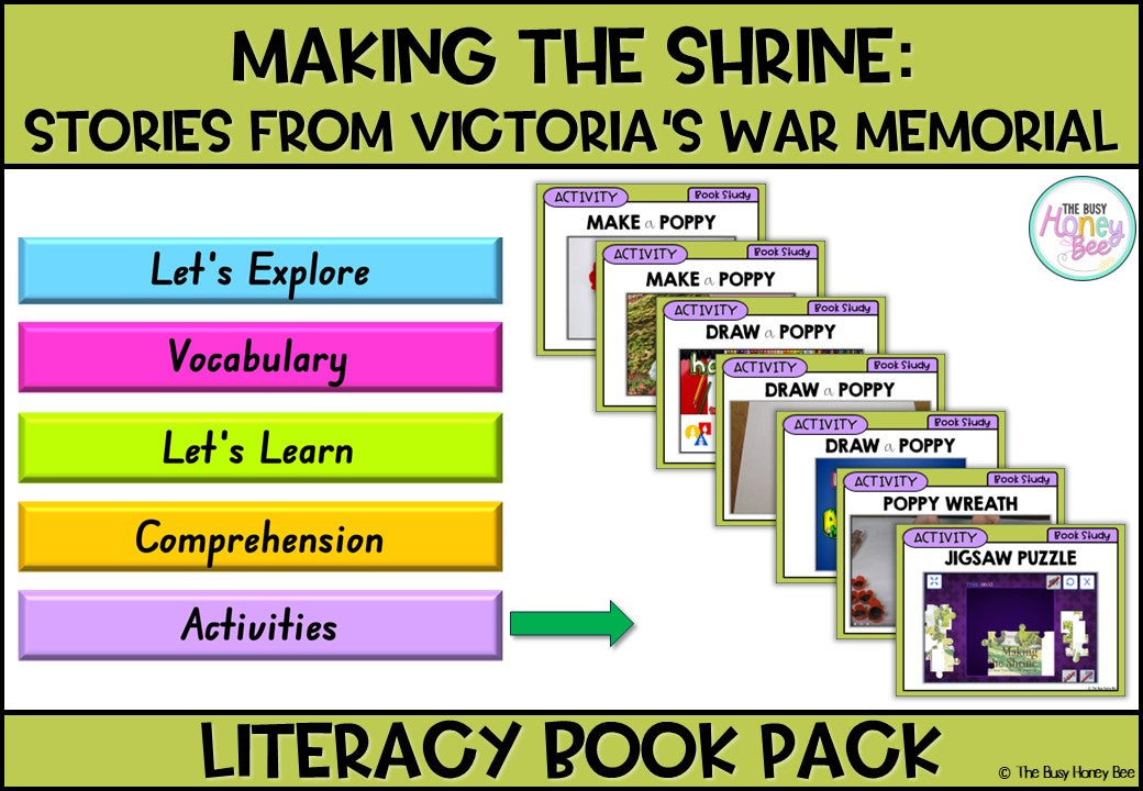 Making the Shrine: Stories From Victoria’s War Memorial by Laura J Carroll - CBCA 2025 - Literacy Book Pack