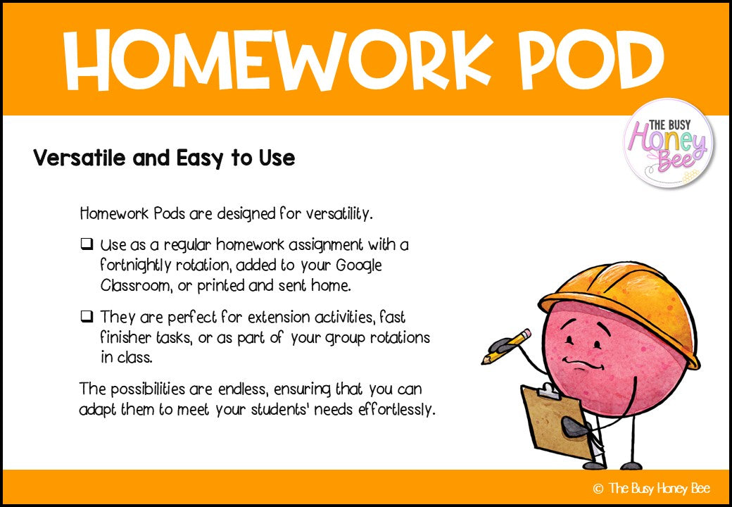 Stage 2 Year B Homework/Learning Pod 27