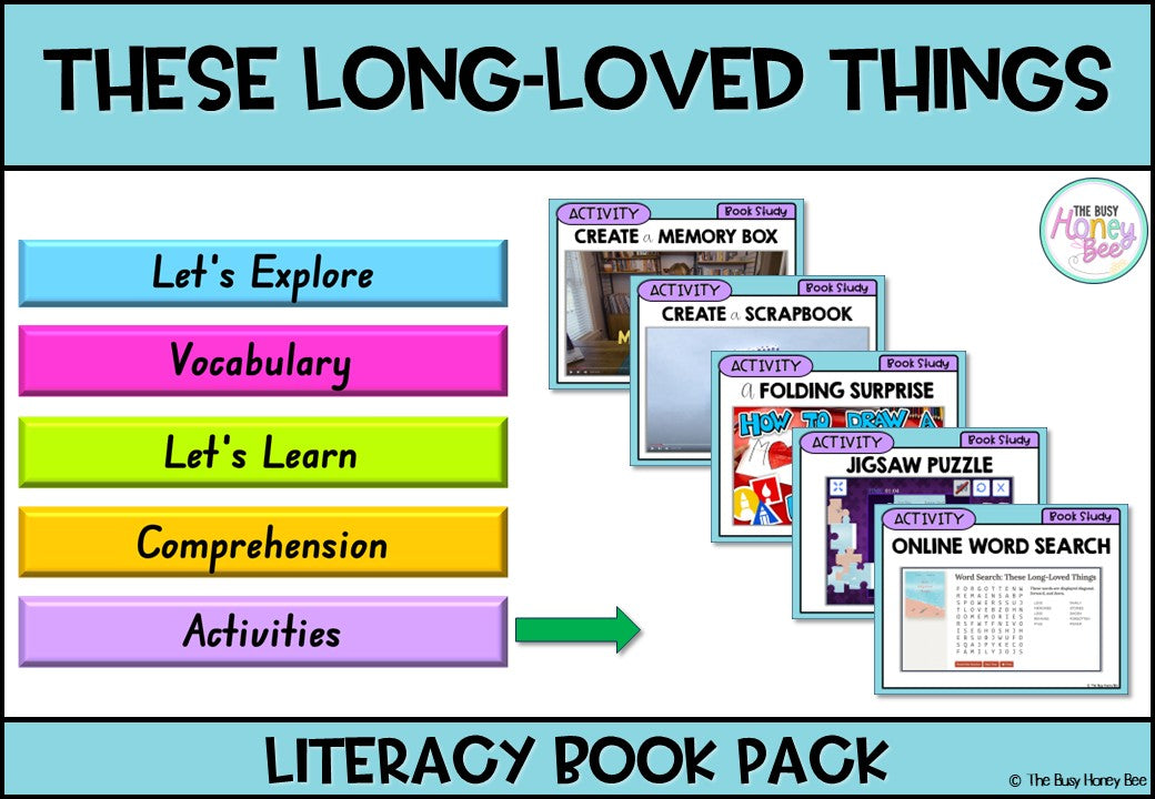 These Long-Loved Things by Ronojoy Ghosh, text by Josh Pyke - CBCA 2025 - Literacy Book Pack