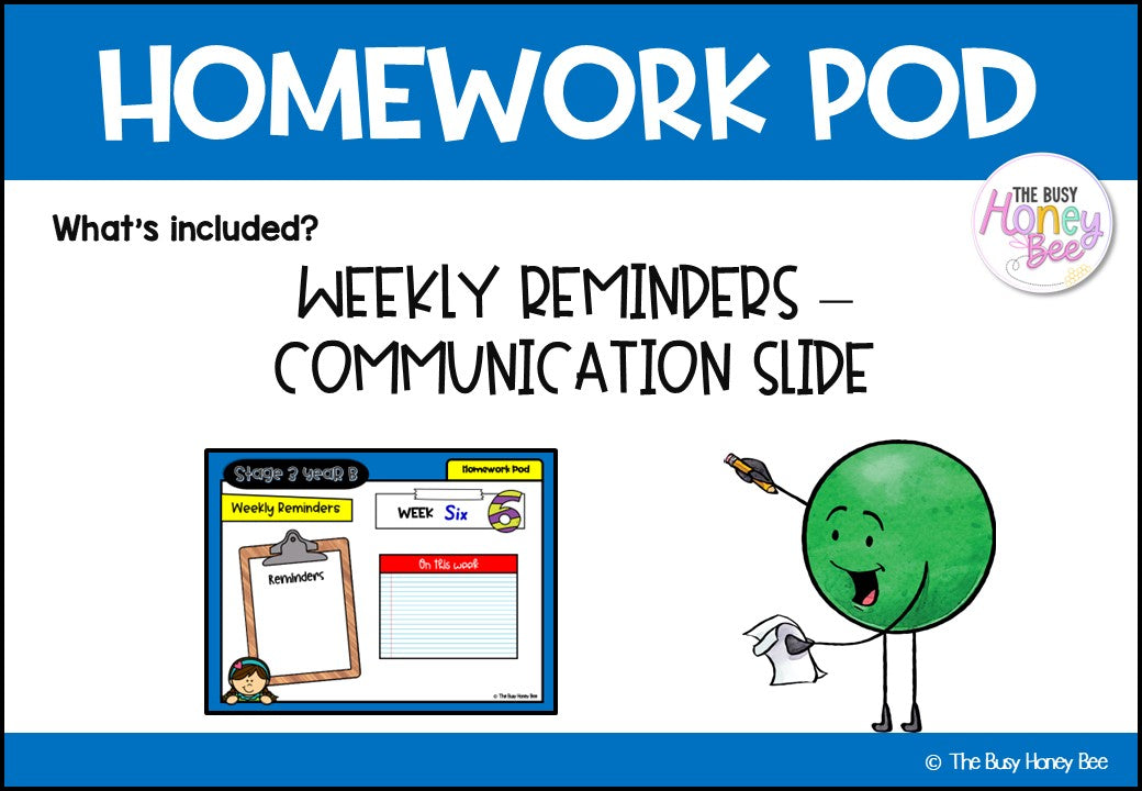 Stage 3 Year B Homework/Learning Pod 26