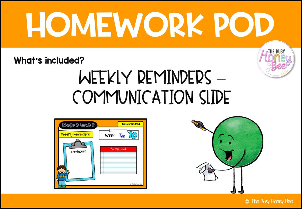 Stage 2 Year B Homework/Learning Pod 30