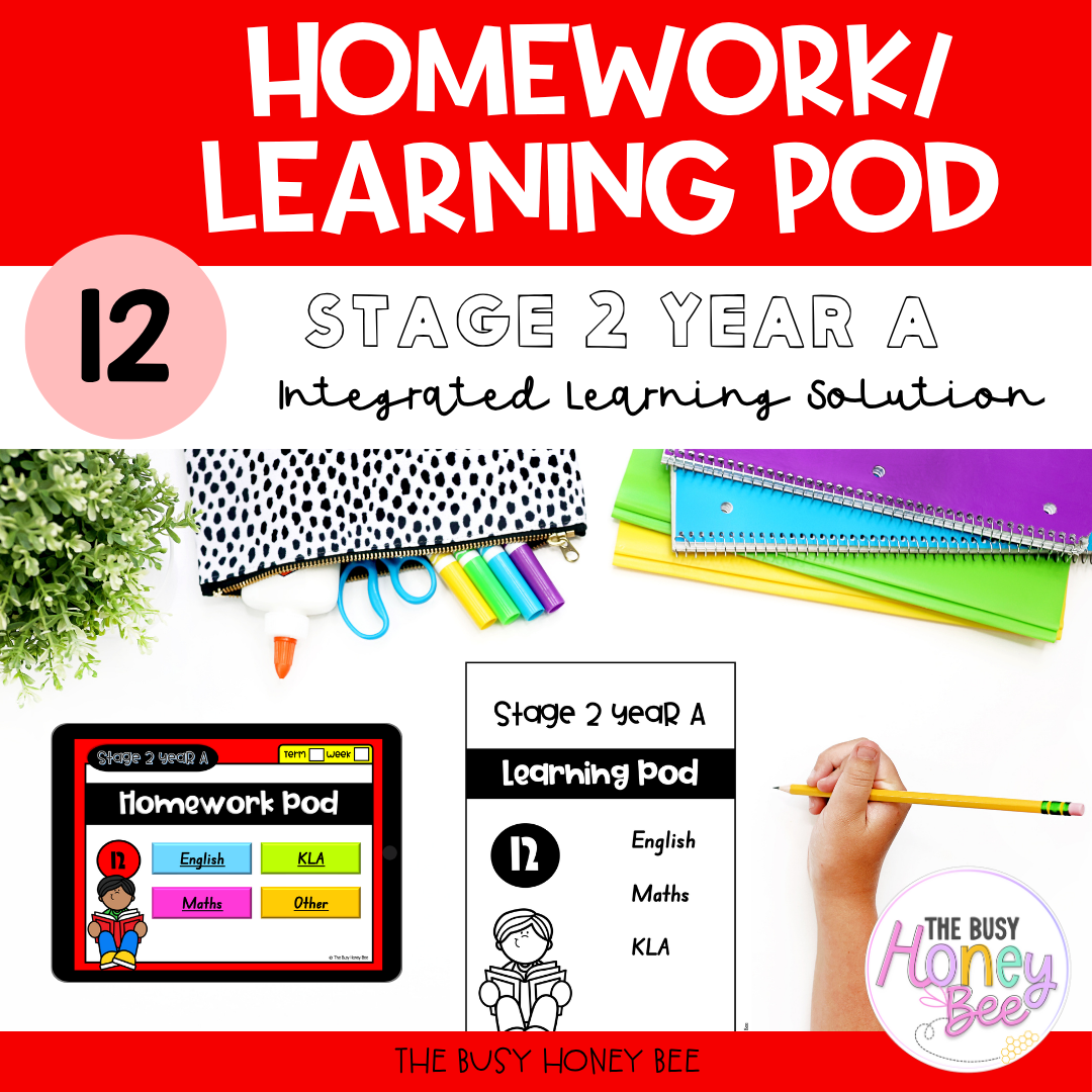 Stage 2 Year A Homework/Learning Pod 12