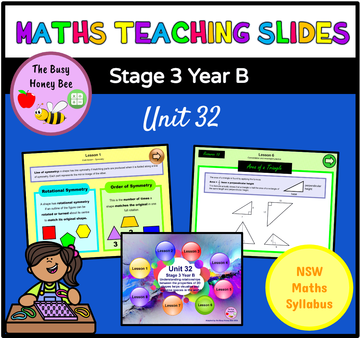 Stage 3 Year B Unit 32 Maths Teaching Slides – The Busy Honey Bee