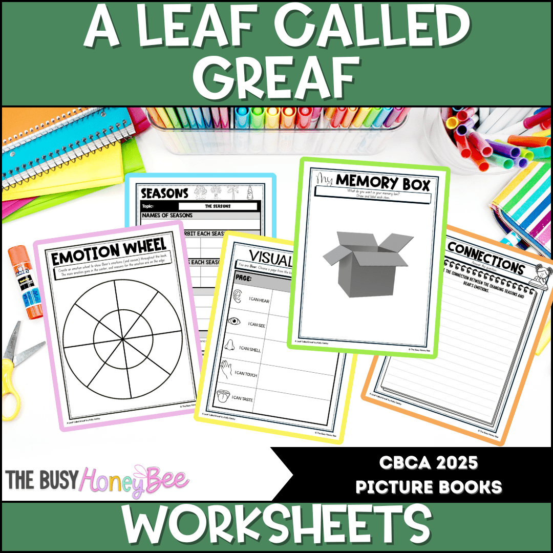 A Leaf Called Greaf - CBCA 2025 - Literacy Book Pack - Activity Pack