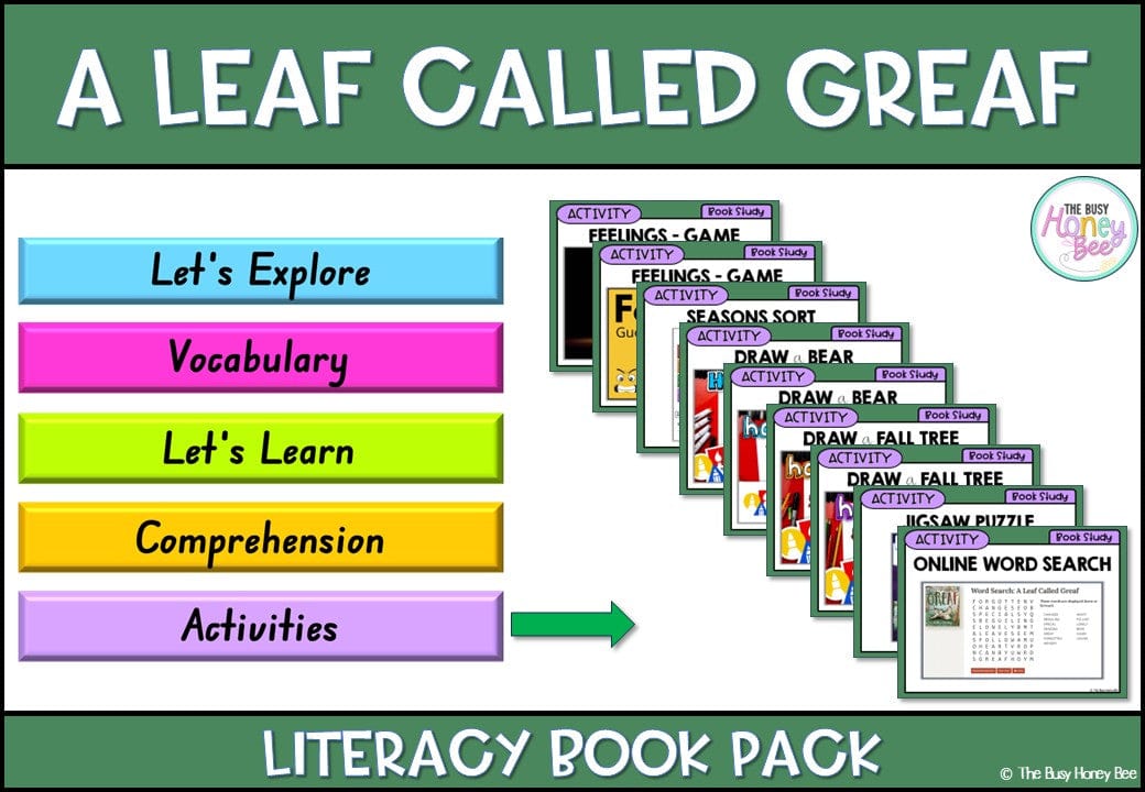 A Leaf Called Greaf - CBCA 2025 - Literacy Book Pack - Activity Pack