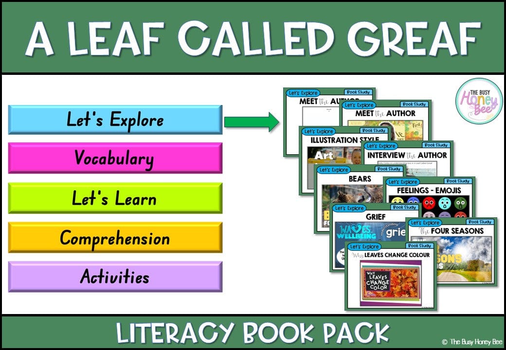 A Leaf Called Greaf - CBCA 2025 - Literacy Book Pack - Activity Pack