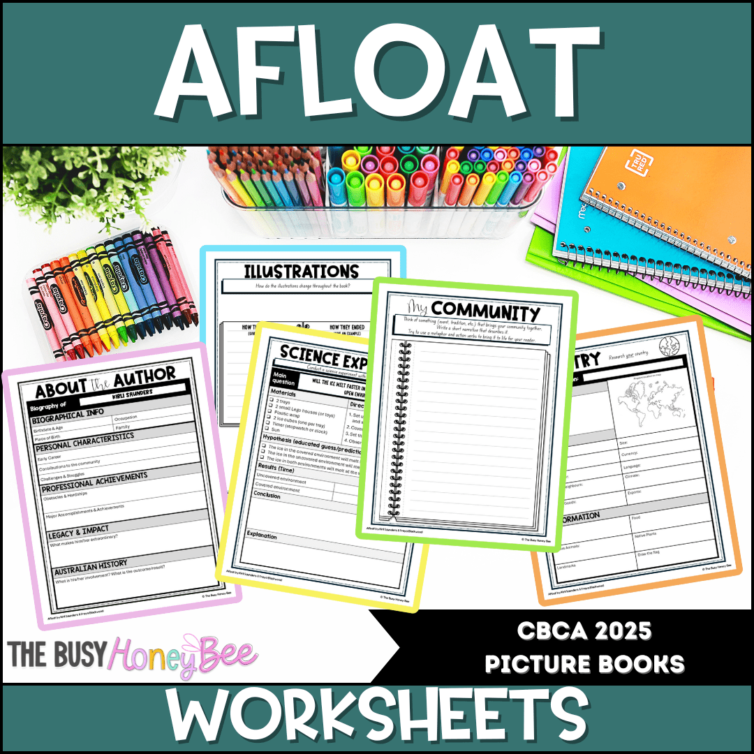 Afloat - CBCA 2025 - Literacy Book Pack - Activity Pack