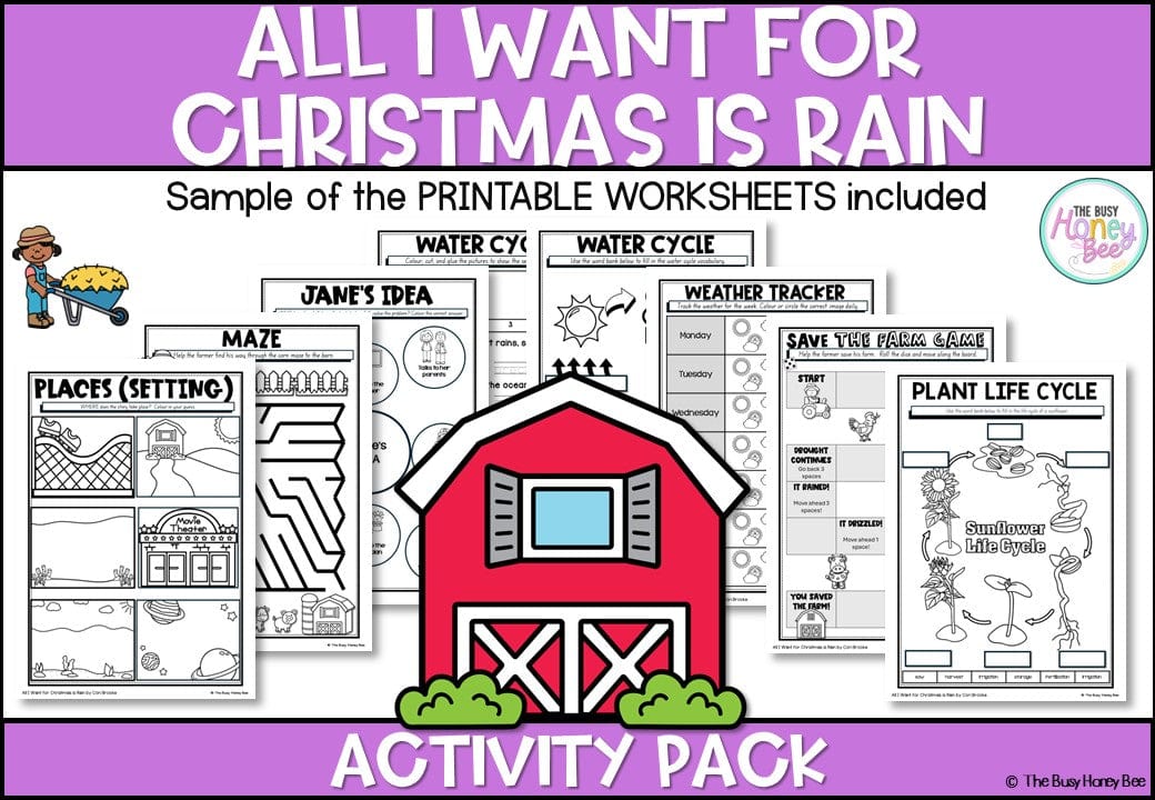 All I want for Christmas is Rain Activity Pack - Activity Pack