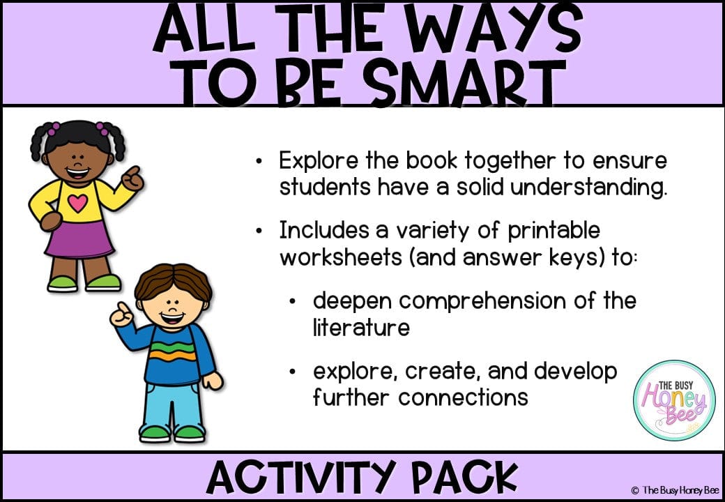 All the ways to be Smart Activity Pack - Activity Pack
