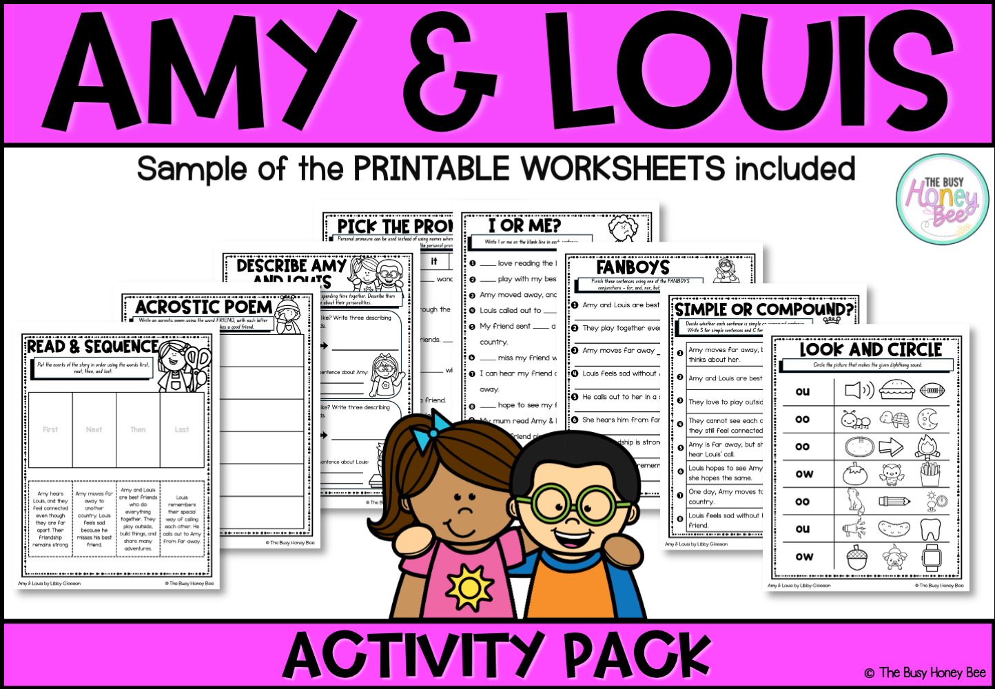 Amy & Louis Activity Pack -