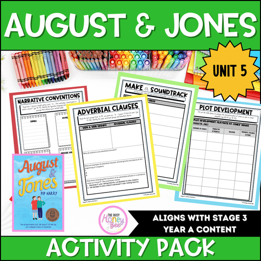 August and Jones Unit 5 Activity Pack -