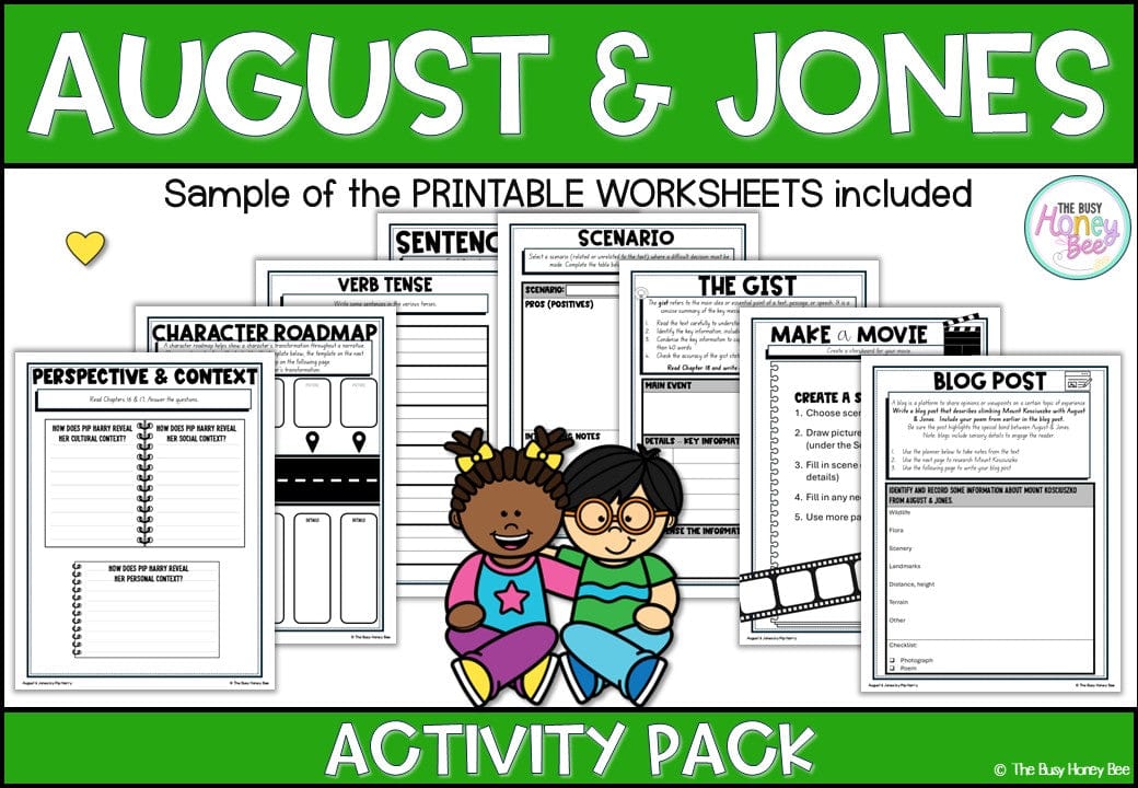 August and Jones Unit 6 Activity Pack -