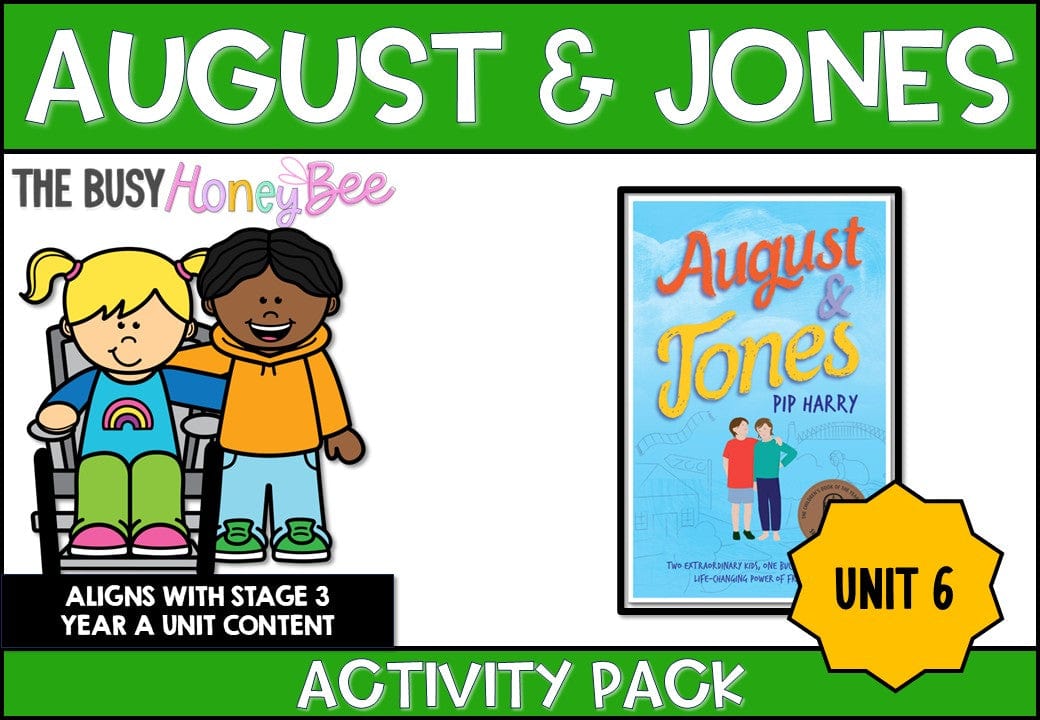 August and Jones Unit 6 Activity Pack -
