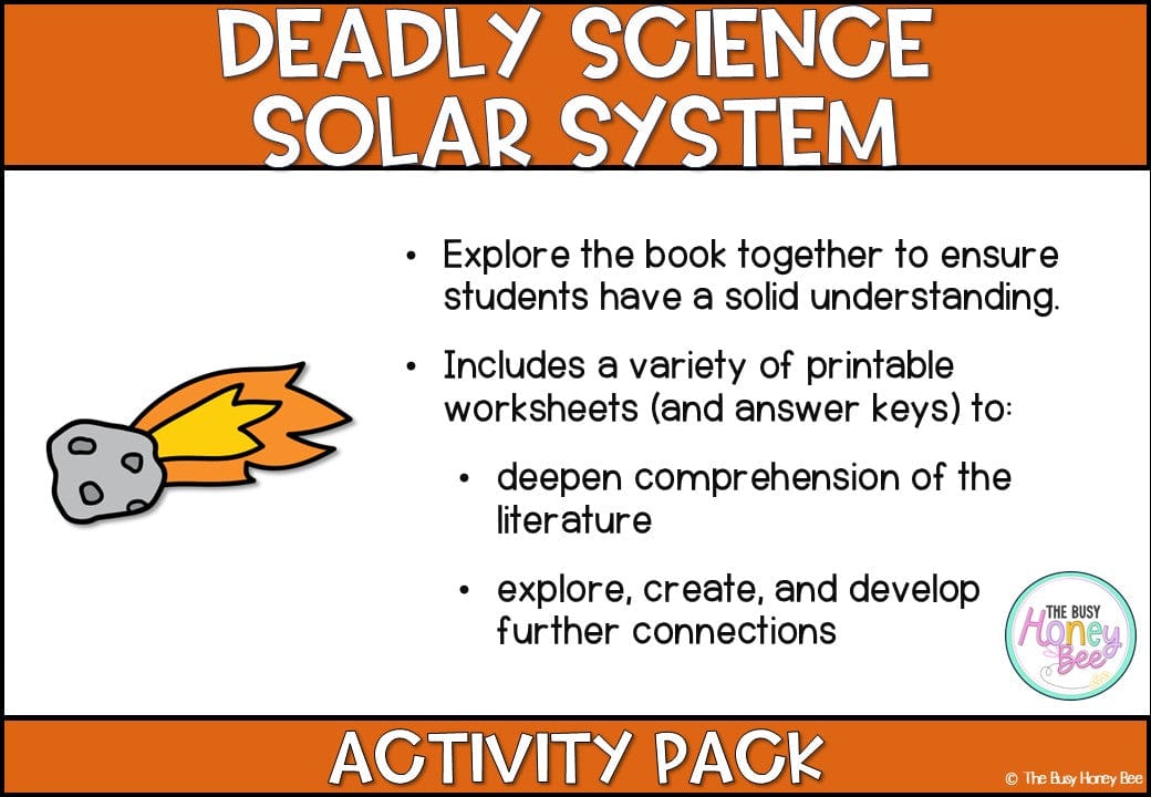 Deadly Science - The Solar System Activity Pack -