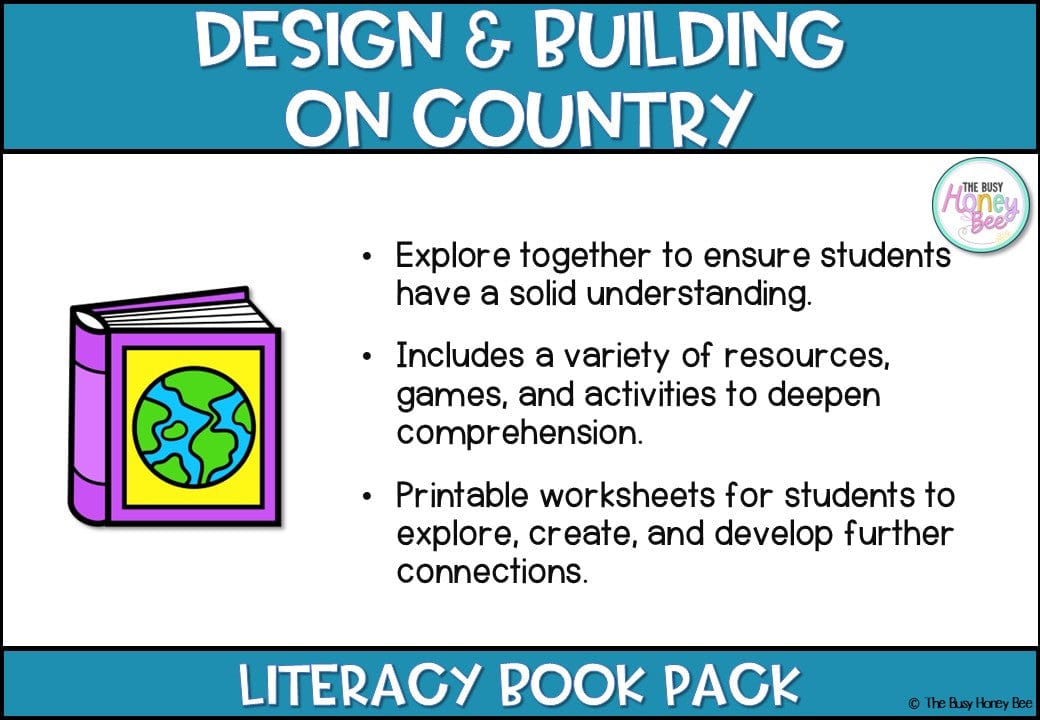 Design & Building on Country by Alison Page & Paul Memmott - CBCA 2025 - Literacy Book Pack - Activity Pack