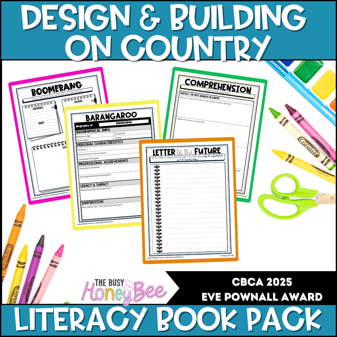 Design & Building on Country by Alison Page & Paul Memmott - CBCA 2025 - Literacy Book Pack - Activity Pack