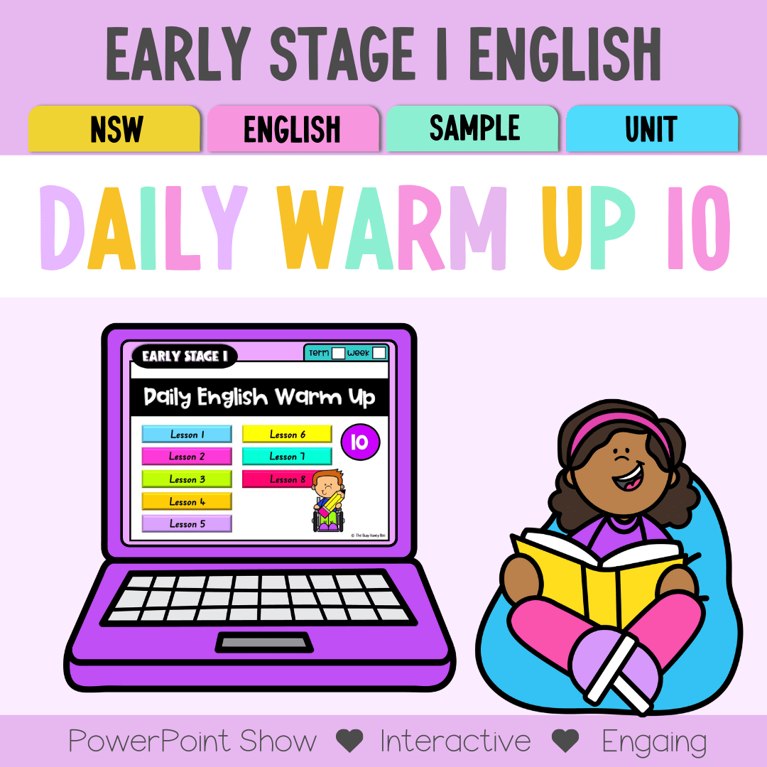 Early Stage 1 English Daily Warm Up Unit 10 - Warm Ups | Revision