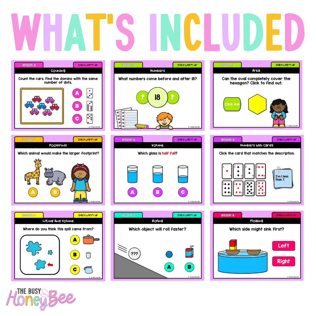 Early Stage 1 Australian | NSW Math Daily Review | Warm-Up Unit 17 - Warm Up | Revision