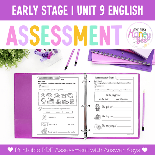 Early Stage 1 English Assessment Unit 9 Imagery, symbol and connotation - Assessment