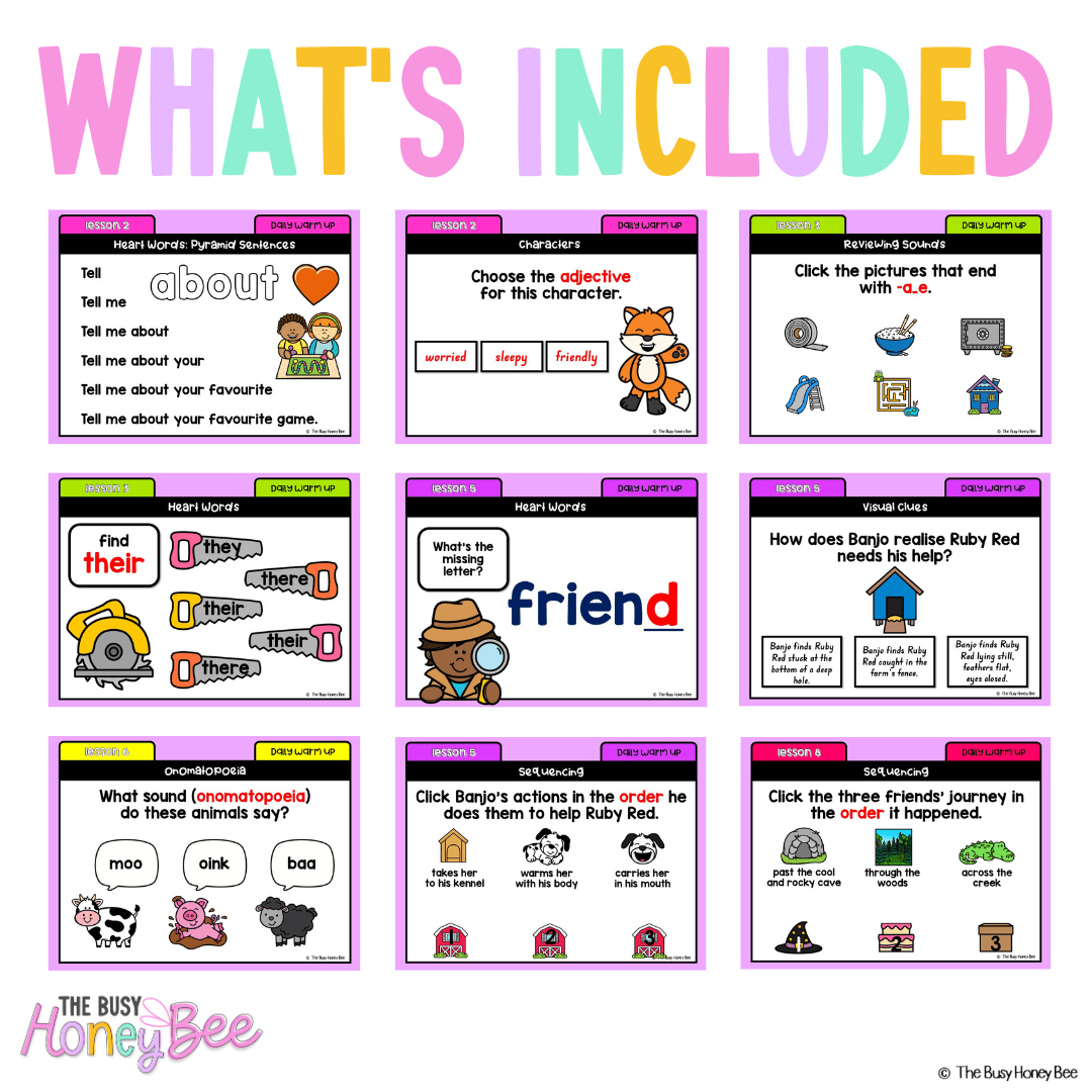 Early Stage 1 English Daily Warm Up Term 3 Mega Bundle - Warm Ups | Revision