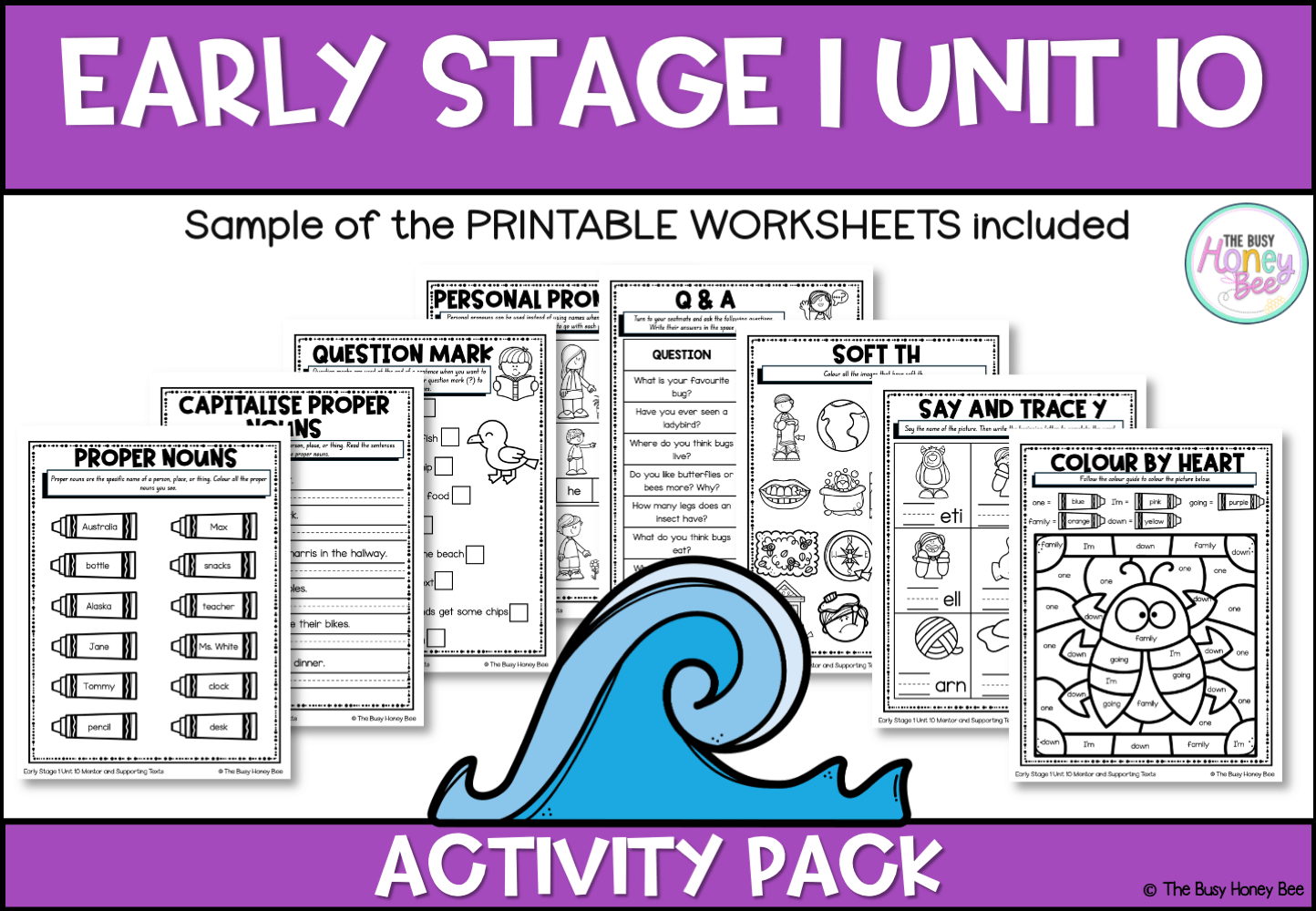 Early Stage 1 English Unit 10 Activity Pack - Activity Pack