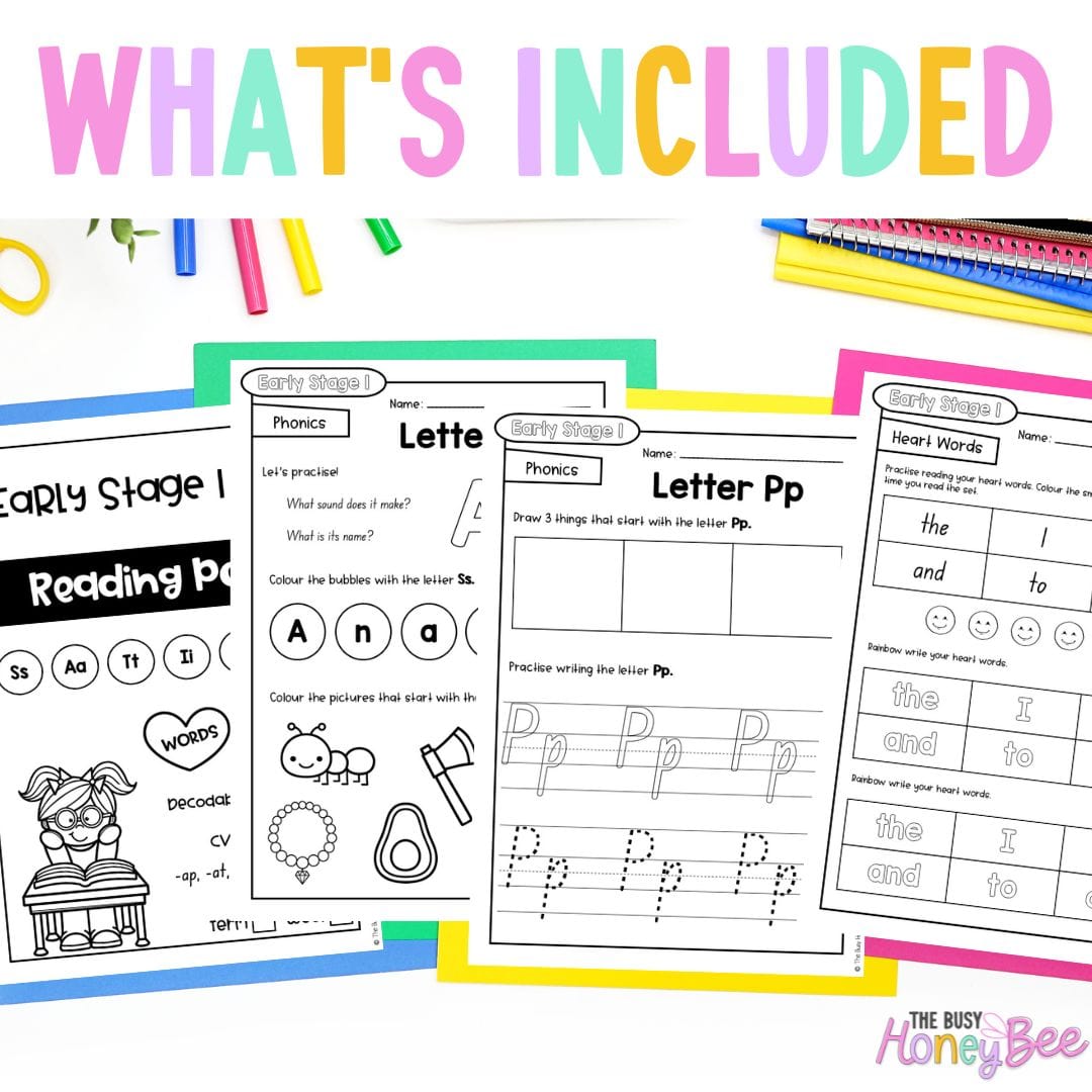 Early Stage 1 Reading Pod 1 - S A T I P - Teaching Bundle