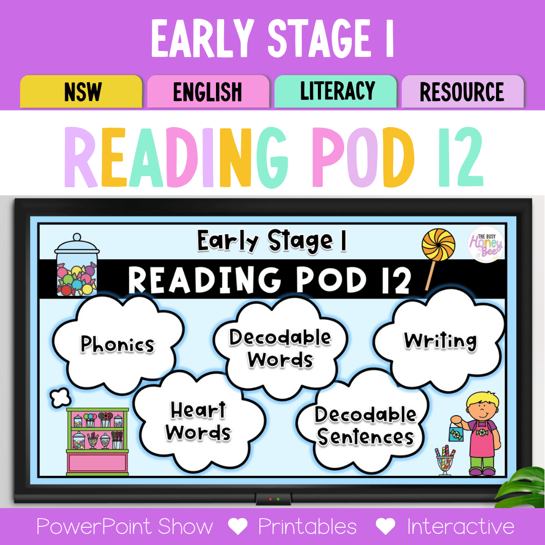Early Stage 1 Reading Pod 12 - x, qu - Teaching Bundle