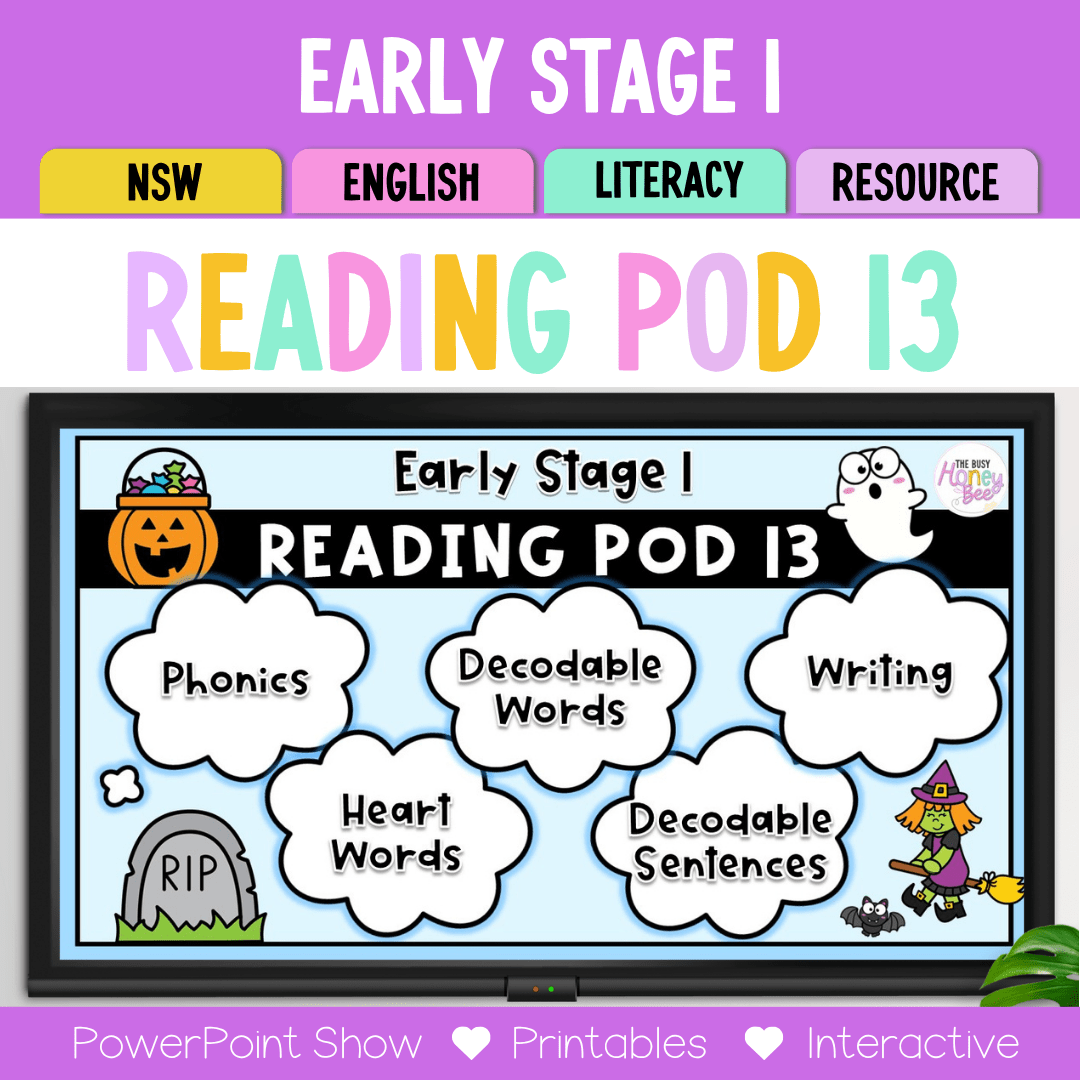 Early Stage 1 Reading Pod 13 - a-e, i-e, u-e, e-e, o-e - Teaching Bundle