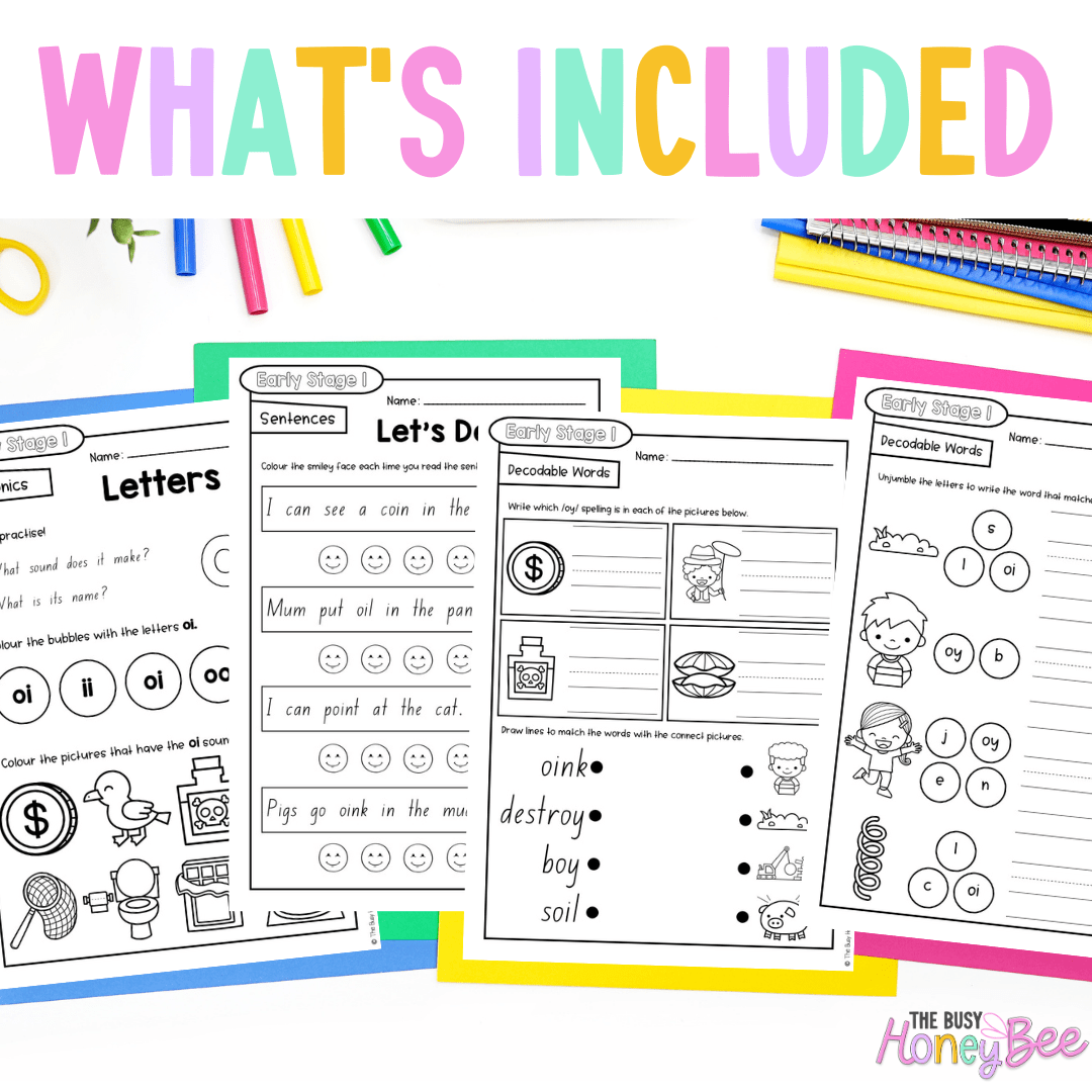 Early Stage 1 Reading Pod 14 - oi, oy - Teaching Bundle