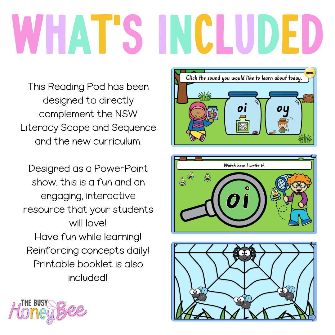 Early Stage 1 Reading Pod 14 - oi, oy - Teaching Bundle