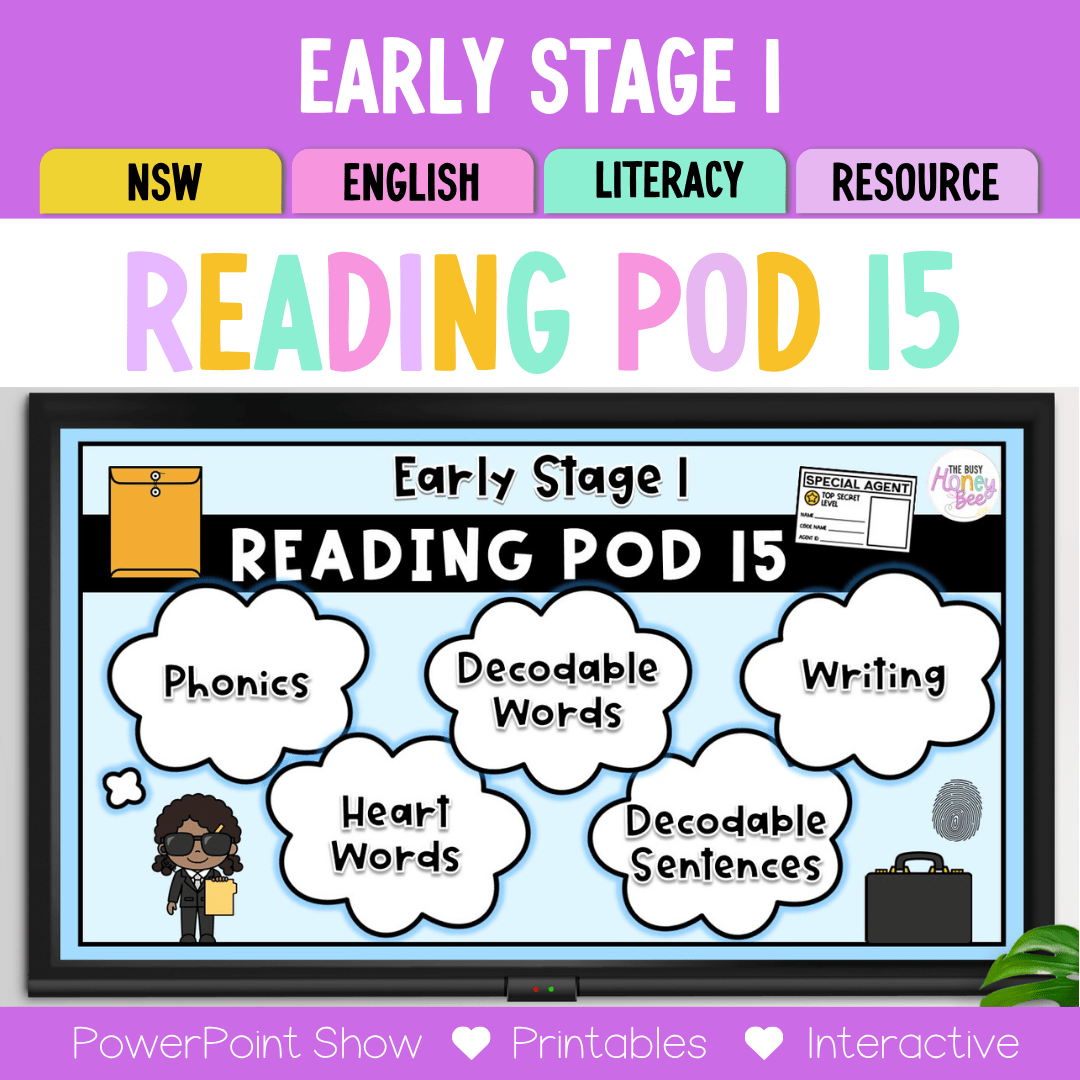 Early Stage 1 Reading Pod 15 - ou, ow - Teaching Bundle