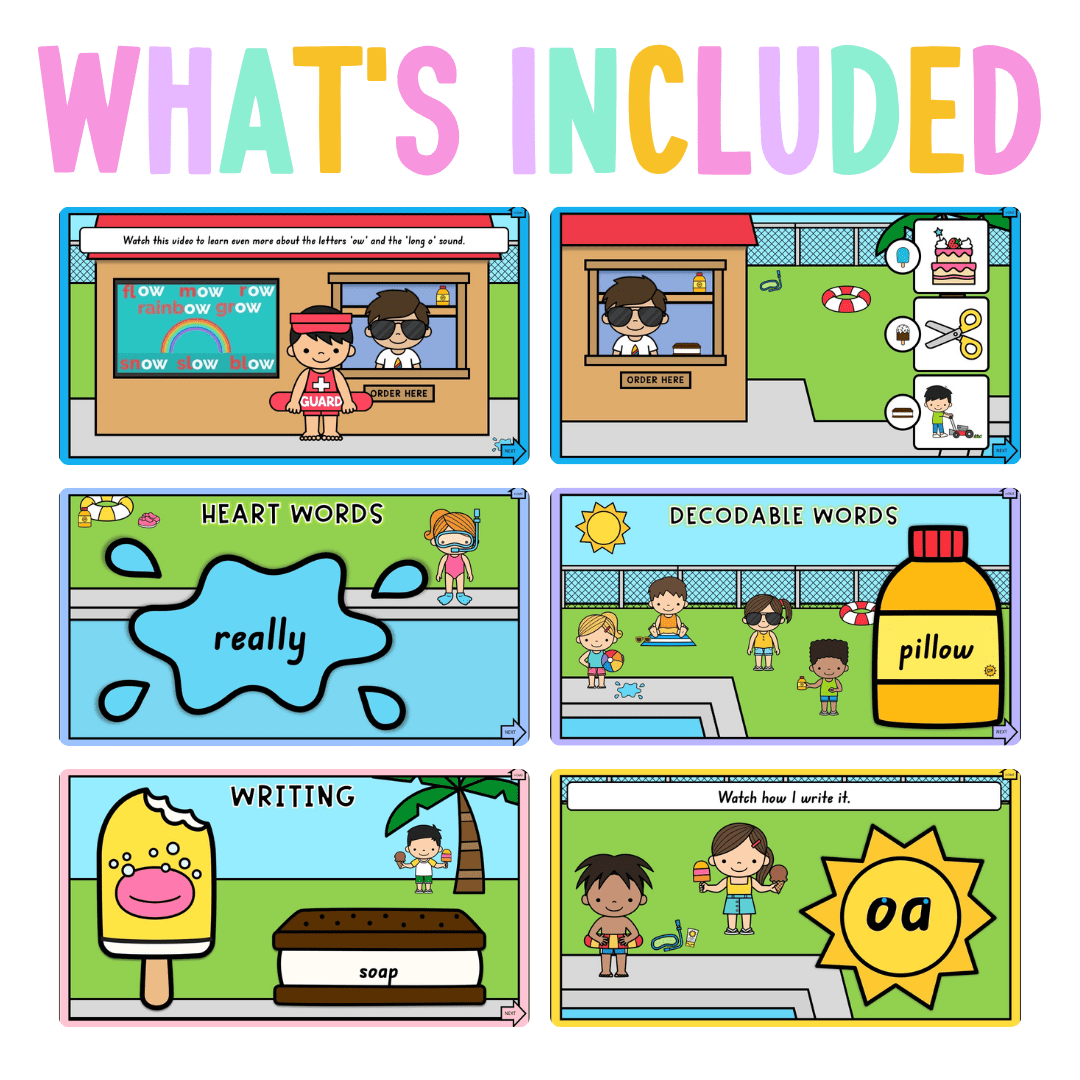 Early Stage 1 Reading Pod 16 - oa, ow - Teaching Bundle