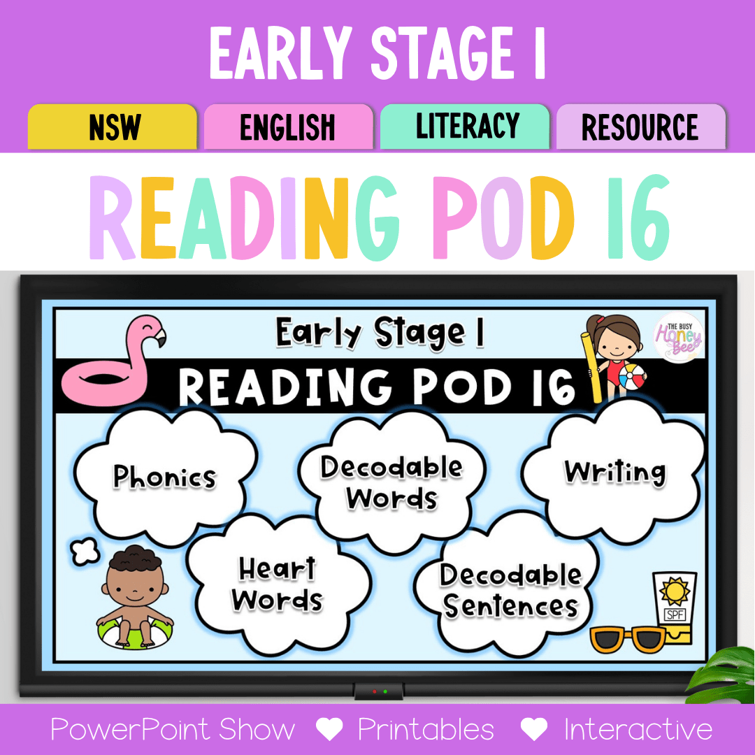 Early Stage 1 Reading Pod 16 - oa, ow - Teaching Bundle