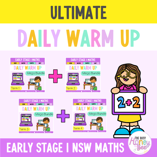 Early Stage 1 Ultimate Australian | NSW Math Daily Review | Warm-Up Mega Bundle - Warm Up | Revision