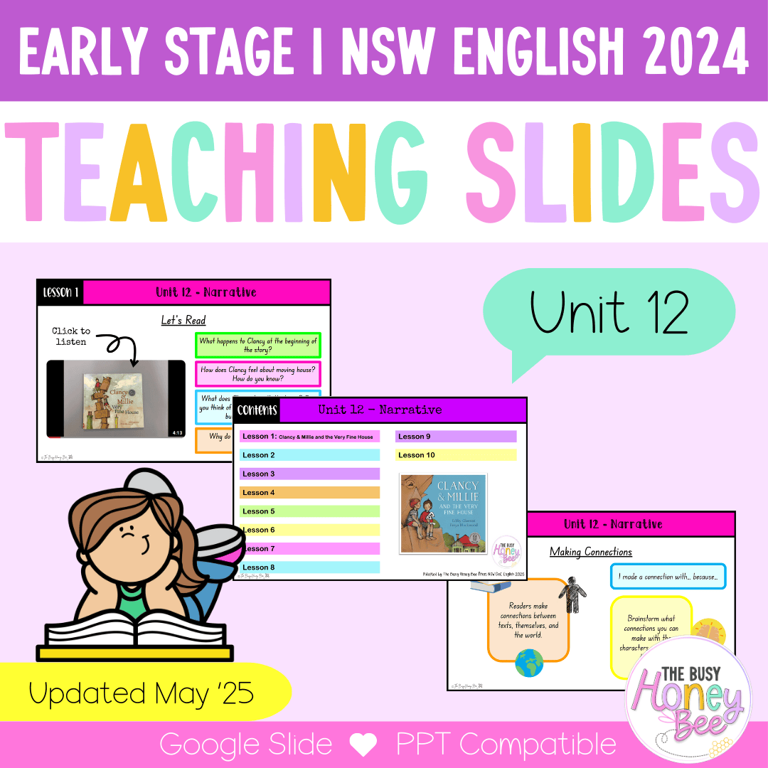 Early Stage 1 Unit 12 NSW Narrative English Teaching Slides 2024 – The ...