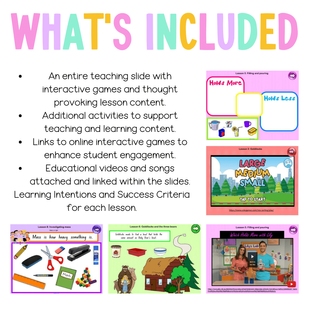 Early Stage 1 Unit 3 NSW Maths Teaching Slides - Teaching Slides