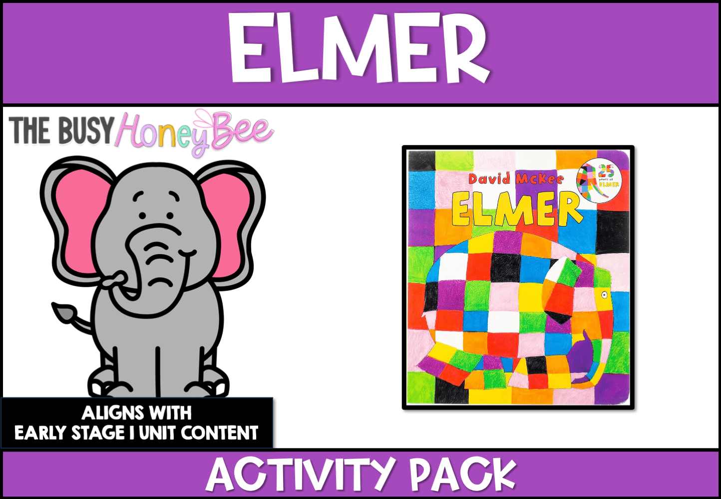Elmer Activity Pack -