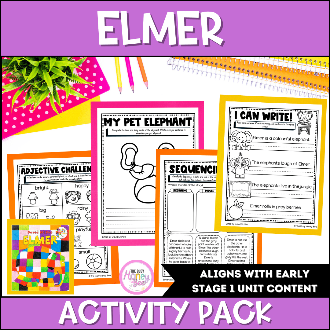 Elmer Activity Pack -
