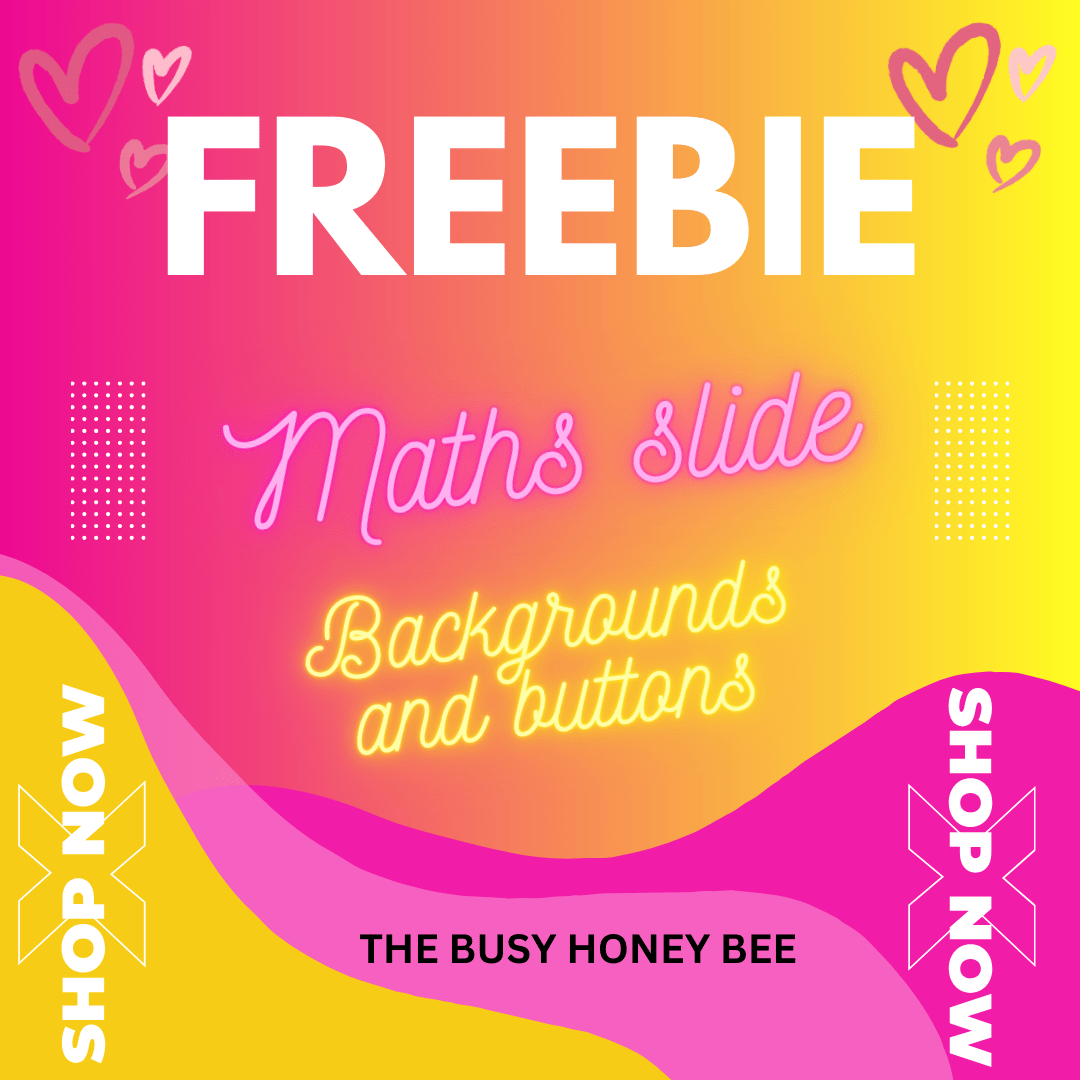 FREE Math Slides Backgrounds and Buttons - Teaching Manual