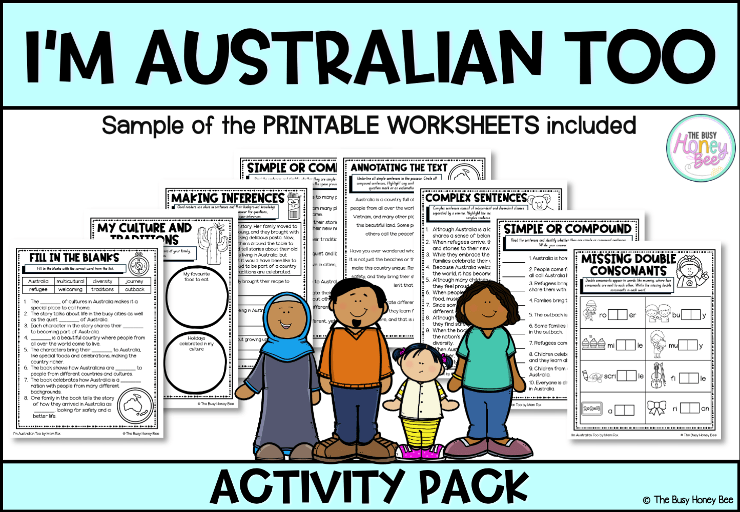 I’m Australian Too Activity Pack - Activity Pack