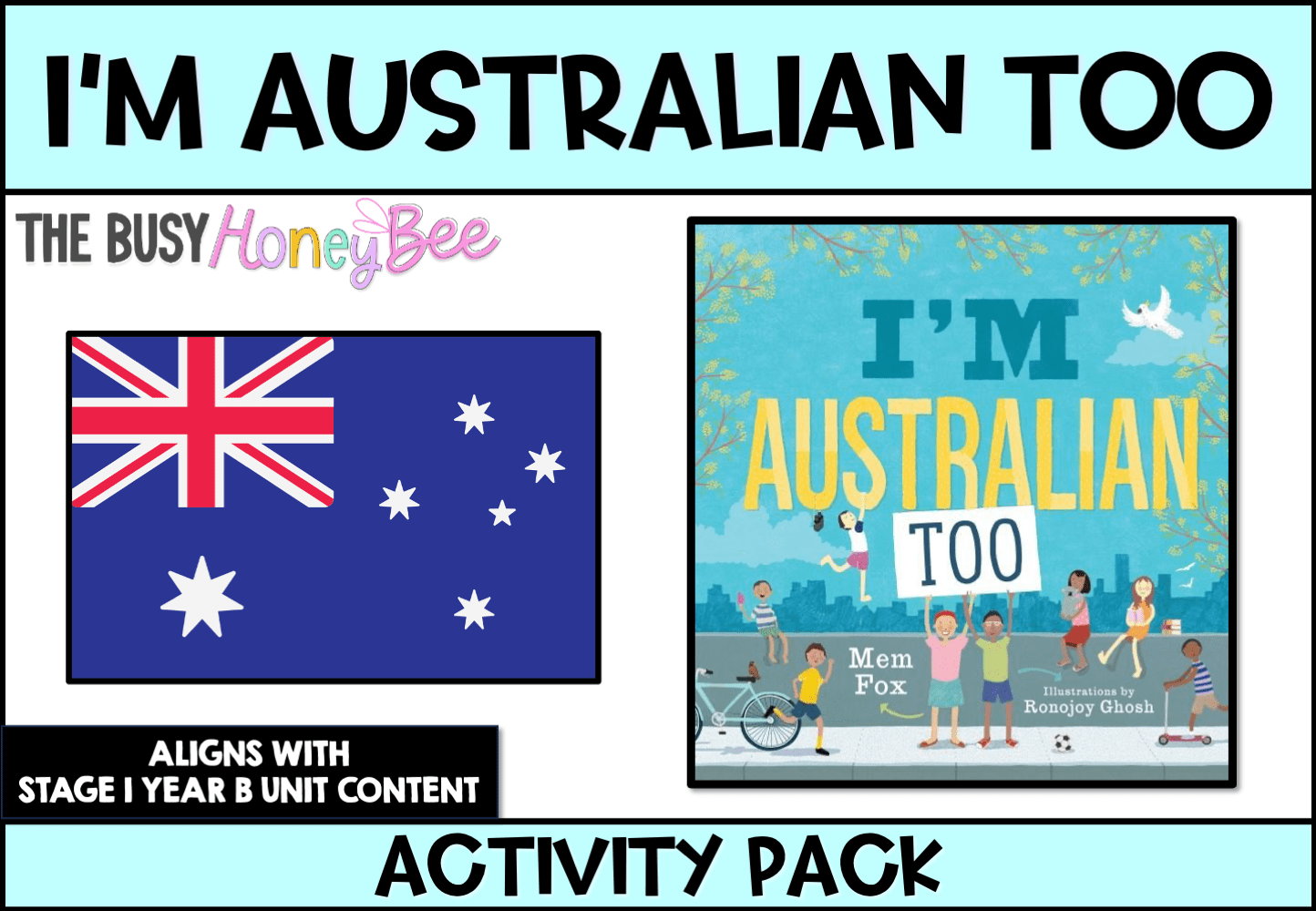 I’m Australian Too Activity Pack - Activity Pack