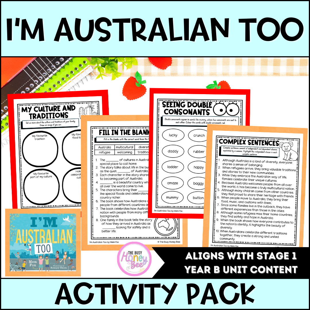 I’m Australian Too Activity Pack - Activity Pack