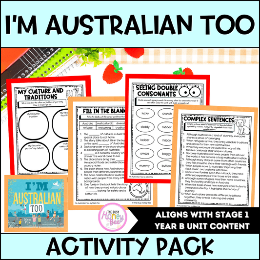 I’m Australian Too Activity Pack - Activity Pack