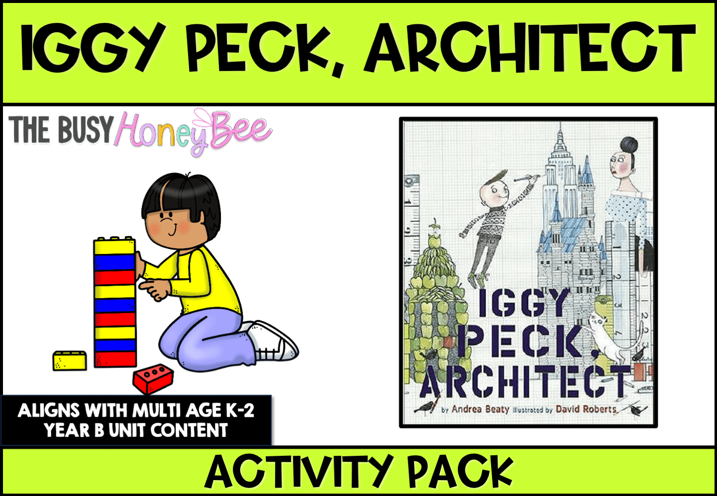 Iggy Peck, Architect by Andrea Beaty Activity Pack -